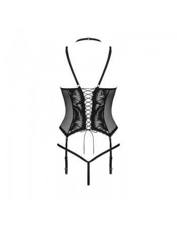 Corset et string Maesa noir/Jesyh