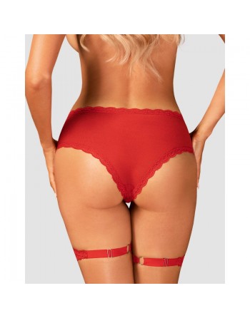 Culotte jarretière Belovya rouge/jesyh.com