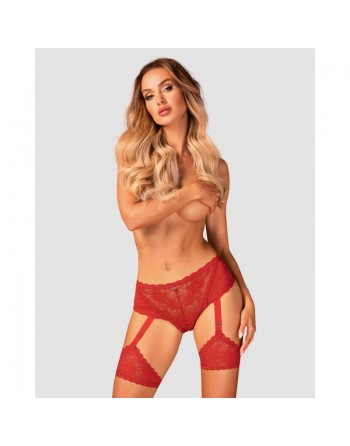 Culotte jarretière Belovya rouge/jesyh.com