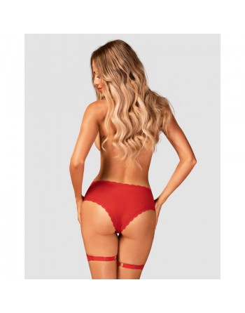 Culotte jarretière Belovya rouge/jesyh.com