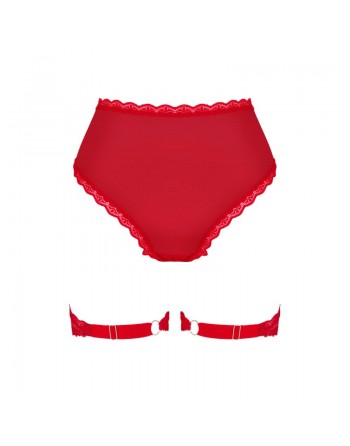 Culotte jarretière Belovya rouge/jesyh.com