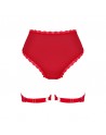 Culotte jarretière Belovya rouge/jesyh.com