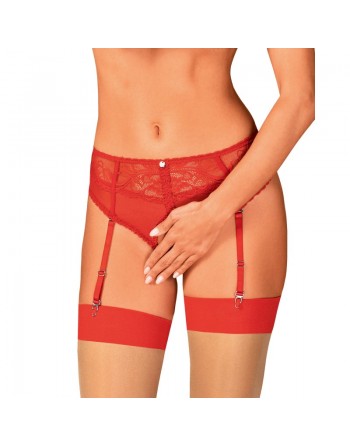 Culotte jarretière Dagmarie rouge/jesyh.com