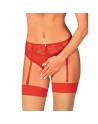 Culotte jarretière Dagmarie rouge/jesyh.com