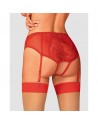 Culotte jarretière Dagmarie rouge/jesyh.com