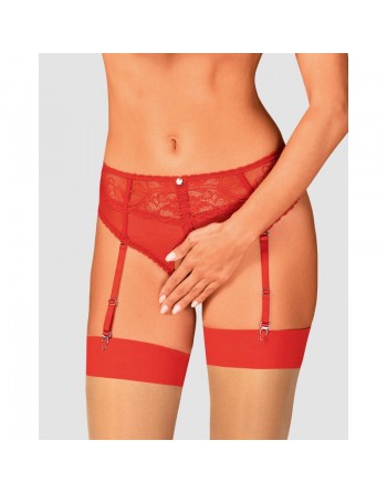 Culotte jarretière Dagmarie rouge/jesyh.com