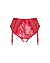 Culotte jarretière Dagmarie rouge/jesyh.com