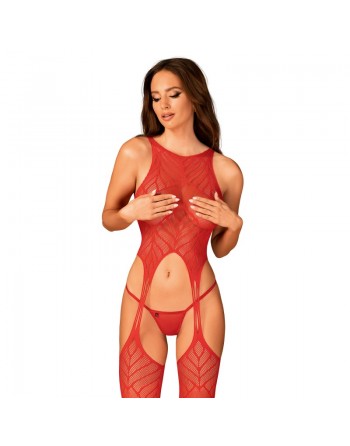 Bodystocking N122 rouge/Jesyh.com