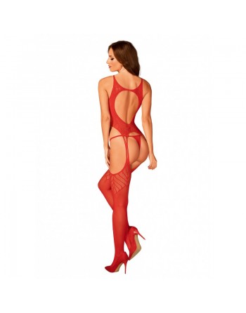 Bodystocking N122 rouge/Jesyh.com