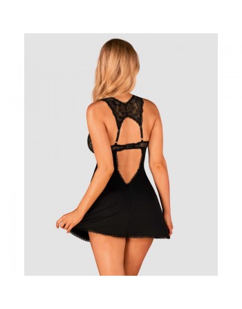 Babydoll et string noir Donna Dream/Jesyh.com