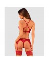 Ensemble 3 pièces Lacelove rouge/Jesyh.com