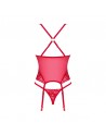Corset Lacelove rouge/Jesyh.com