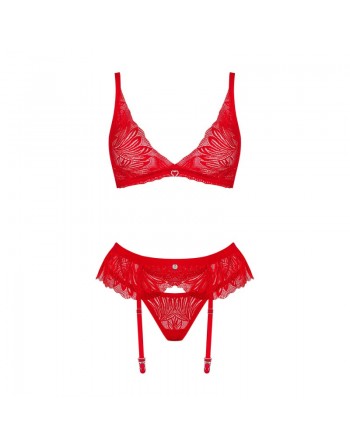 Ensemble 3 pièces rouge Chilisa/Jesyh.com