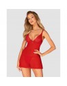 Babydoll et string rouge Chilisa/Jesyh.com