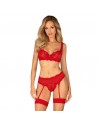 Ensemble 3 pièces rouge Amor Cherris/Jesyh.com