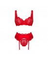 Ensemble 3 pièces rouge Amor Cherris/Jesyh.com