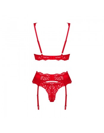 Ensemble 3 pièces rouge Amor Cherris/Jesyh.com