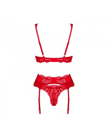 Ensemble 3 pièces rouge Amor Cherris/Jesyh.com