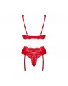 Ensemble 3 pièces rouge Amor Cherris/Jesyh.com