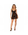 Babydoll Chemeris et String noir/Jesyh.com