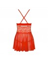 Babydoll 838-BAB-3 rouge