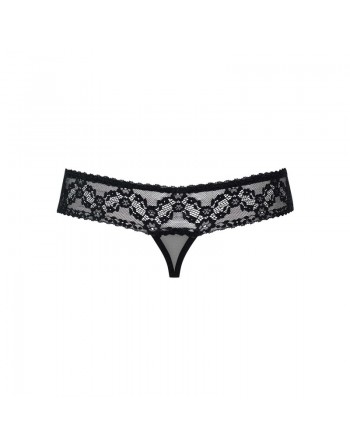 String ouvert Ghislaine noir