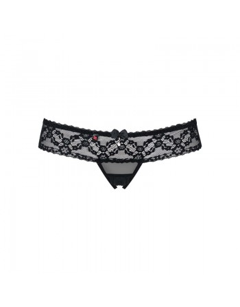 String ouvert Ghislaine noir