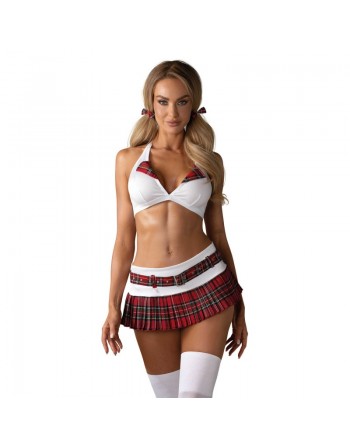 Costume 5 pcs Moyekoli blanc et rouge