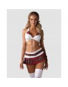 Costume 5 pcs Moyekoli blanc et rouge
