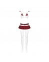 Costume 5 pcs Moyekoli blanc et rouge