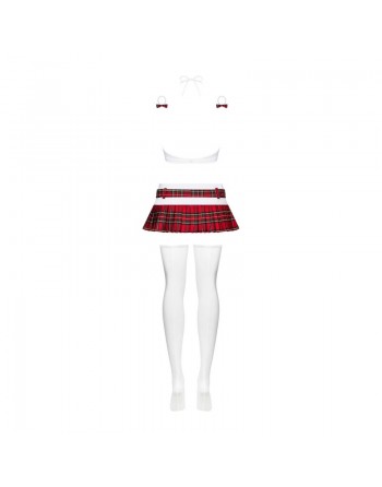 Costume 5 pcs Moyekoli blanc et rouge
