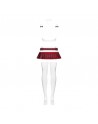 Costume 5 pcs Moyekoli blanc et rouge