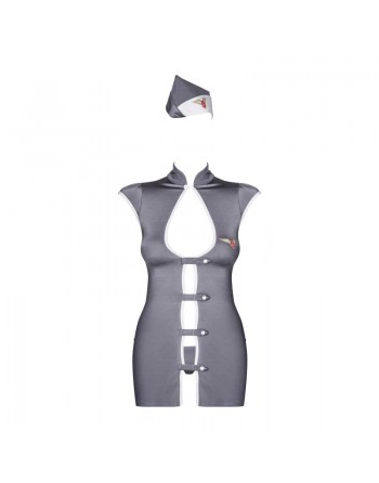 Costume Stewardess 3 pcs gris