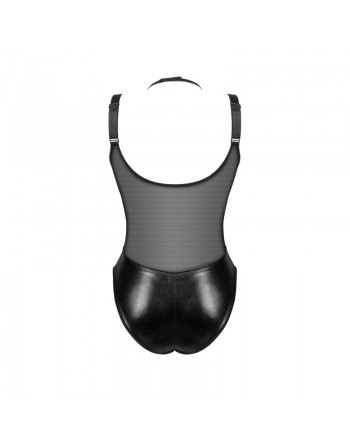 Body Roxana wet look noir/jesyh.com