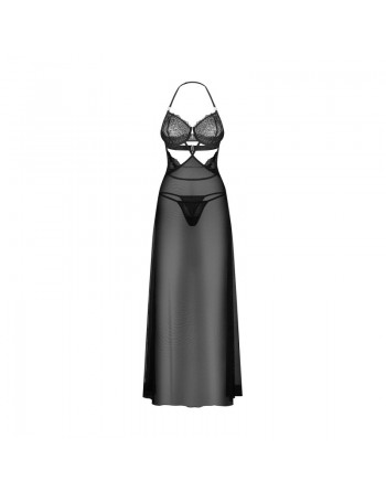Nuisette et string Iliosa Noir/Jesyh.com