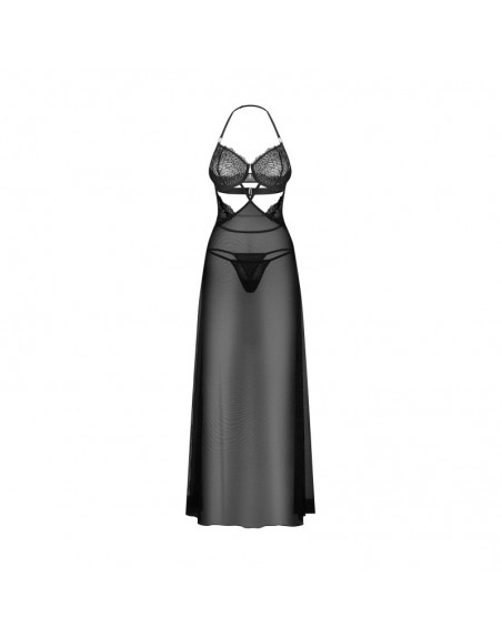 Nuisette et string Iliosa Noir/Jesyh.com