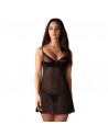Nuisette et string Stelisa Noir/Jesyh.com