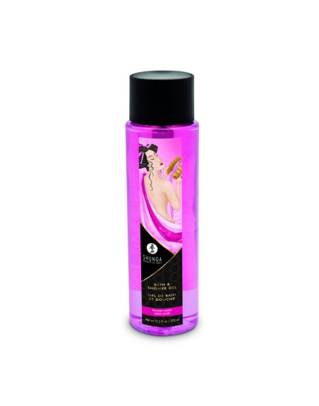 Gel de bain douche Shunga cerise/Jesyh.com