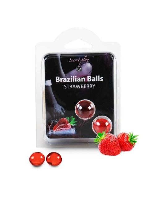 Duo Brazilian Balls Fraise/Jesyh.com