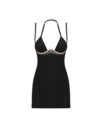 Nuisette et string Euridia noir/Jesyh.com