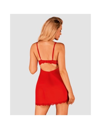 Nuisette et string Amor Cherris rouge/Jesyh.com