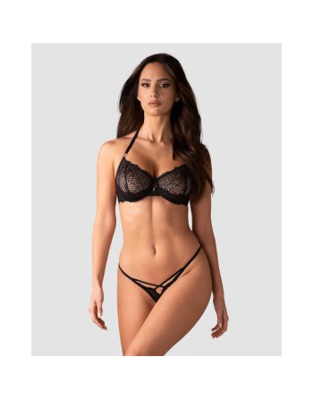 Ensemble Iliosa 2 pièces ouvert noir/Jesyh.com