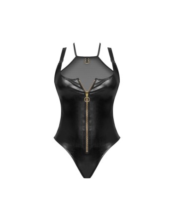 Body wetlook Roxana noir/Jesyh.com