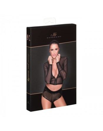 Top F220 en tulle zippé/Jesyh.com