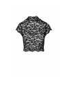 Top Essence F303 en dentelle avec col montant/Jesyh.com