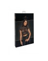 Top Essence F303 en dentelle avec col montant/Jesyh.com