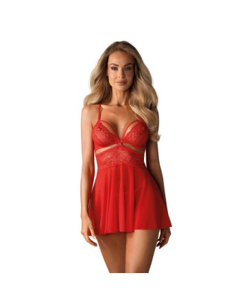 Babydoll 838-BAB-3 rouge/Jesyh.com