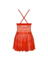 838-BAB-3 Babydoll - Rouge