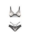 Ensemble Vila blanes 2 pièces noir/Jesyh.com