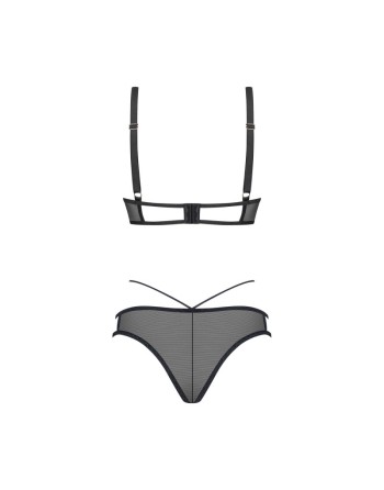 Ensemble Vila blanes 2 pièces noir/Jesyh.com